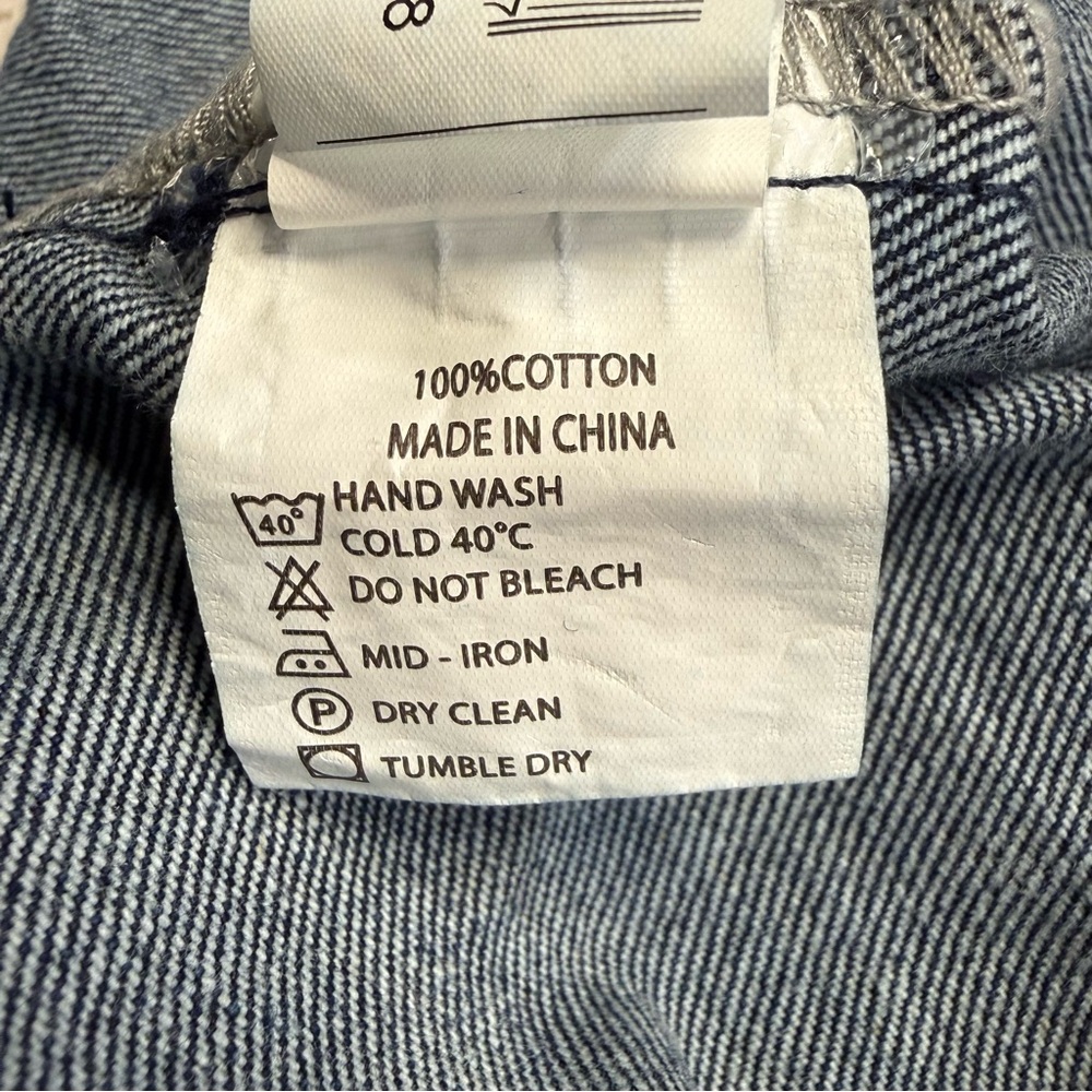 DISSH Felix Denim Shirt Jacket Oversized Short Sleeve Blue Womens Size 4 - Picture 14 of 15